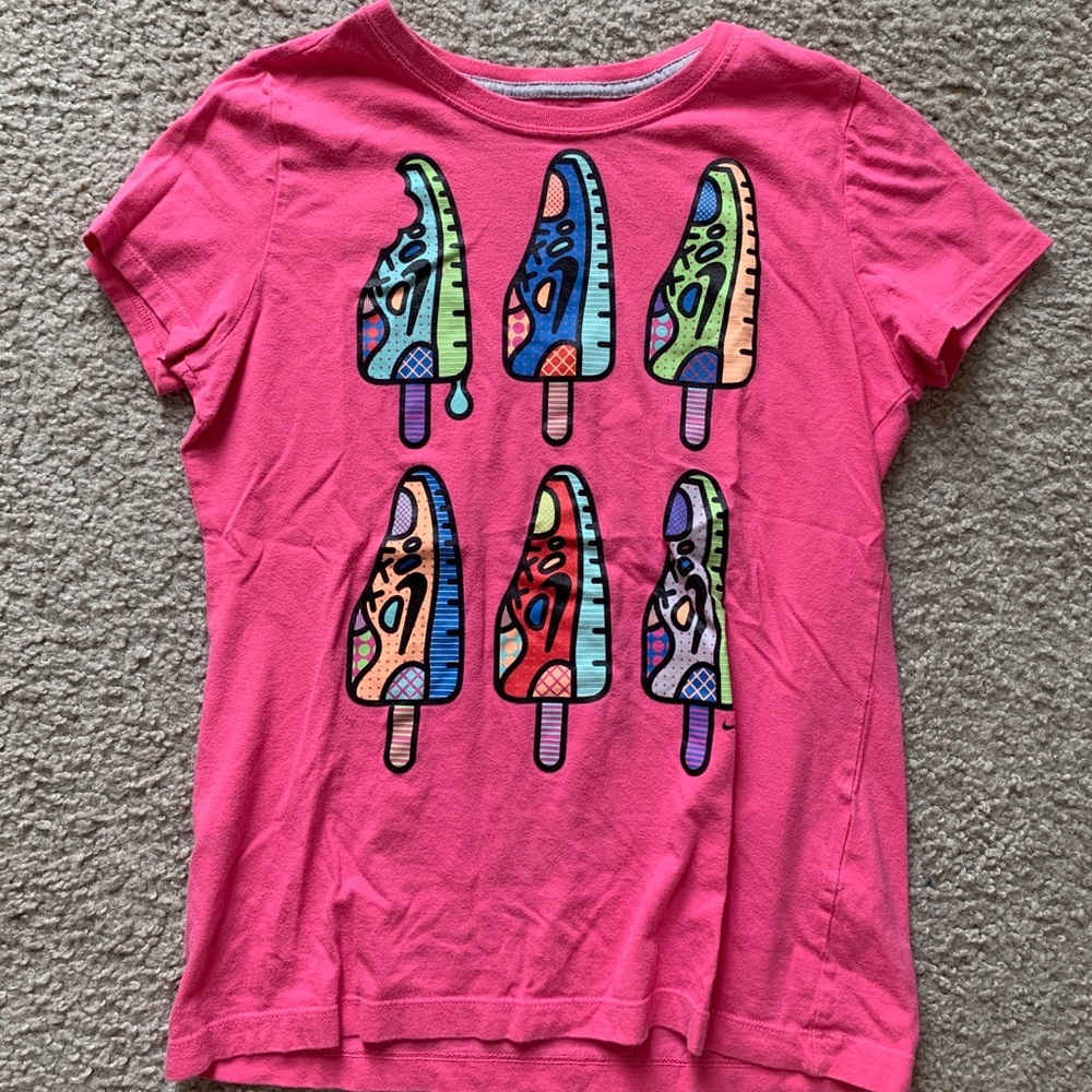 Big Girls Nike Popsicle Shoe Tee